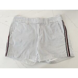 Nautical Tommy Hilfiger Women's Shorts Navy White Stripe Size 2 Preppy